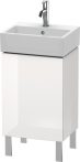   Duravit L-Cube, mosdó szekrény  43,4 cm széles LC 6750 lakkozott, Vero Air