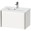 Duravit XViu, mosdó szekrény  61 cm széles XV4078 dekor1 ME by Starck