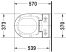 Duravit ME by Starck, fali wc 252959 rimless Sensowash, bemutatótermi