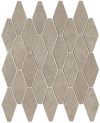 fap ceramiche nobu, grey gres rombi mosaico 31 x 35,5 cm RT matt