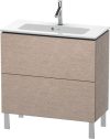 Duravit L-Cube, mosdó szekrény  82 cm széles LC 6674 furnérozott, ME by Starck