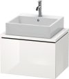 Duravit L-Cube, mosdó szekrény  62 cm széles LC 5800 dekor 2