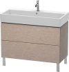 Duravit L-Cube, mosdó szekrény  98,4 cm széles LC 6778 furnérozott, Vero Air