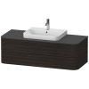 Duravit Happy D.2 Plus, alsószekrény 130 cm széles HP 4962 furnérozott