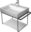 duravit durasquare, fém állvány fali  66,5 cm 003102 46 matt fekete