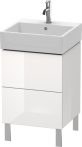   Duravit L-Cube, mosdó szekrény  48,4 cm széles LC 6774 lakkozott, Vero Air