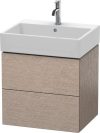 Duravit L-Cube, mosdó szekrény  58,4 cm széles LC 6275 furnérozott, Vero Air