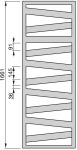 Zehnder Kazeane radiátor 170 x 60 cm, elektromos