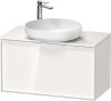 Duravit Vitrium, mosdó szekrény  80 cm széles VT4780 dekor2, egyszínű