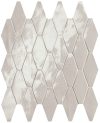 fap ceramiche glim, ghiaccio rombi mosaico 31 x 35,5 cm RT brillante