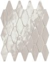 fap ceramiche glim, ghiaccio rombi mosaico 31 x 35,5 cm RT brillante