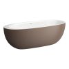 Laufen Il Bagno Alessi One kád 185 x 80 cm H2209721660001 matt fehér belül/matt caffé kívül