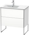 Duravit XSquare, mosdó szekrény 81 cm széles XS 4450 dekor 1 ME by Starck