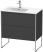 Duravit XSquare, mosdó szekrény 81 cm széles XS 4450 dekor 1 ME by Starck