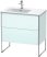 Duravit XSquare, mosdó szekrény 81 cm széles XS 4450 dekor 1 ME by Starck