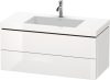 Duravit Vero Air, mosdó szekrénnyel 100 cm széles LC6928,  lakkozott