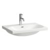 Laufen Lua mosdó 65 cm széles H8160844001041, csiszolt, LCC fehér