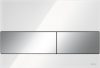 Tecesquare Glass 9240802 White glass, bright chrome buttons nyomólap Tecesquare Glass 9240802 White glass, bright chrome buttons nyomólap