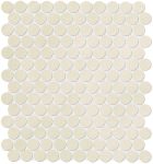 fap ceramiche color now, beige round mosaico 30,5 x 30,5 cm