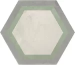 Marca Corona 1741, terra art cornice s/m esagona