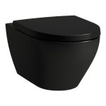   Laufen Moderna S WC, fali mélyöblítéses rimless H8215417160001, matt fekete