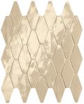   fap ceramiche glim, beige rombi mosaico 31 x 35,5 cm RT brillante