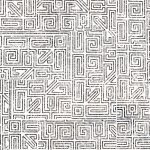 sant'agostino novart, track black 120 x 120 cm natur