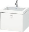 Duravit Brioso, mosdó szekrénnyel c-bonded illesztés, Vero Air