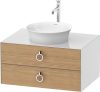 Duravit White Tulip, alsószekrény 80 cm széles WT49900H585