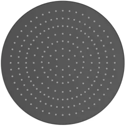 laufen rainshower round, zuhanyfej Ø 300 mm 3679810812321, matt titán fekete, raktári