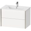 Duravit XViu, mosdó szekrény  81 cm széles XV4126 dekor1 ME by Starck