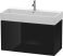 Duravit L-Cube, mosdó szekrény  98,4 cm széles LC 6278 lakkozott, Vero Air