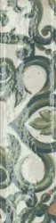 Marca Corona 1741, miniature fregio verde maiolica