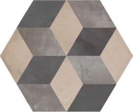 Marca Corona 1741, terra cubo vers.f esagona