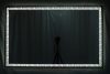 világító tükör 140 x 90 cm LED világítással görög mintával