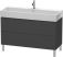 Duravit L-Cube, mosdó szekrény 118,4 cm széles LC 6779, Vero Air