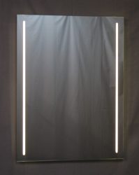 világító tükör 60 x 80 cm LED világítással két fénycsíkkal