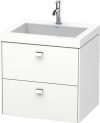 Duravit Brioso, mosdó szekrénnyel 60 cm széles BR4605 dekor 2, Vero Air