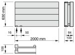   Zehnder Radiapanel szobai radiátor HLH63/63-2000 mm fehér, raktári