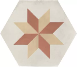 Marca Corona 1741, terra art stella t/c esagona