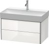 Duravit XSquare, mosdó szekrény 78,4 cm széles XS 4162 dekor 2 DuraSquare