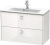 Duravit Brioso, mosdó szekrény 82 cm széles BR4111 dekor 2, Me by Starck