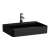 Laufen Val mosdó 60 cm széles H8102837161041, matt fekete Laufen Val mosdó 60 cm széles H8102837161041, matt fekete