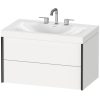 Duravit XViu, mosdó szekrénnyel  80 cm széles XV4615 dekor1 Viu