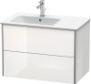 Duravit XSquare, mosdó szekrény 81 cm széles XS 4176 lakkozott ME by Starck