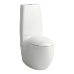   Laufen Il Bagno Alessi One WC, álló monoblokkos mélyöblítéses rimless H8229717570001 matt fehér
