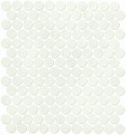   fap ceramiche color now, ghiaccio round mosaico dot 30,5 x 30,5 cm