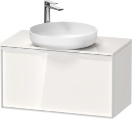 Duravit Vitrium, mosdó szekrény  80 cm széles VT4780 dekor2, egyszínű, világítással