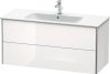 Duravit XSquare, mosdó szekrény 121 cm széles XS 4174 dekor 2 ME by Starck