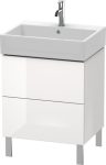 Duravit L-Cube, mosdó szekrény  58,4 cm széles LC 6775 dekor 2, Vero Air